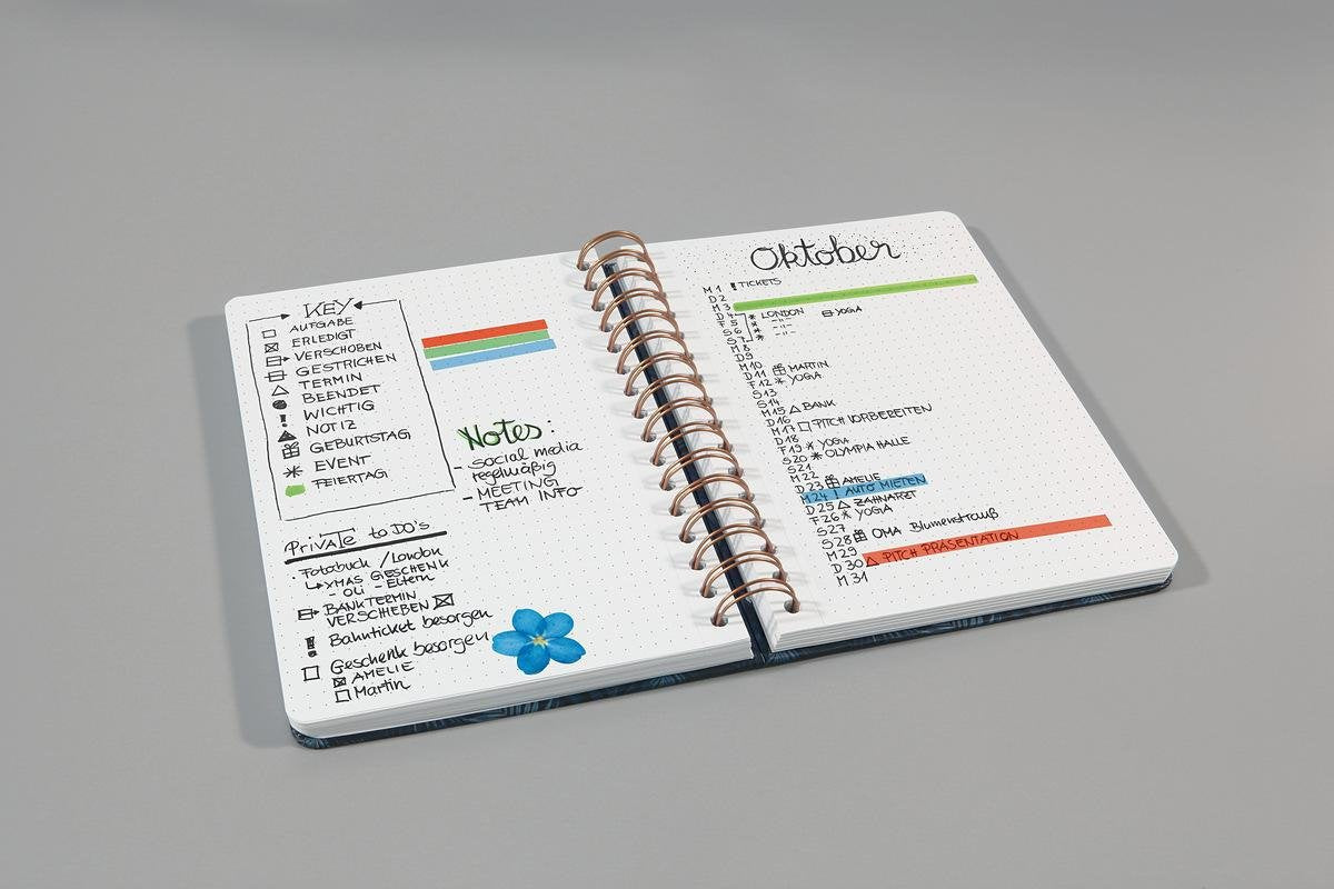 Sigel Jolie - Cuaderno - Drahtkammgebunden - A5 (162 X 215 Mm)