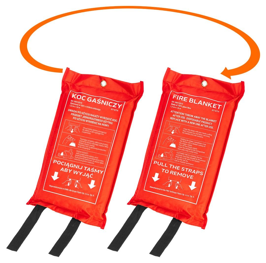 Manta Ignífuga De Fibra De Vidrio Neo Tools 1,2 × 1,8 M 97-674