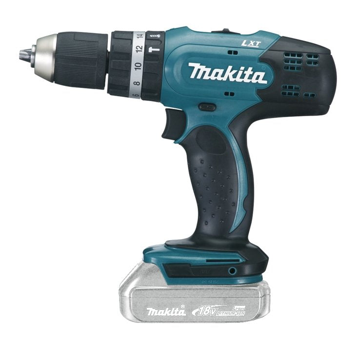 Taladro Makita Dhp453z Sin Llave 1,7 Kg Negro, Verde, Plata