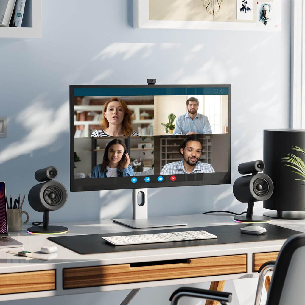 Monitor Alogic 32" 32c4kpdw Led 3840 X 2160 Pixeles 4k Ultra Hd Aluminio, Negro