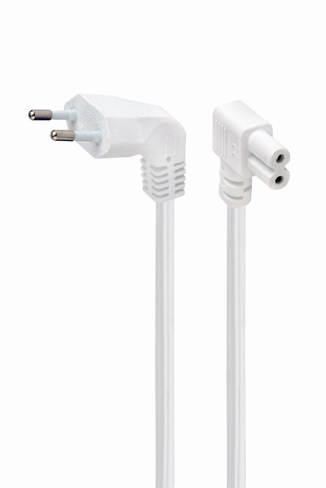 EAN 8716309110648 - Gembird PC-184L-VDE-2.5M-W cable de transmisión Blanco 2,5 m C7 acoplador imagen 1