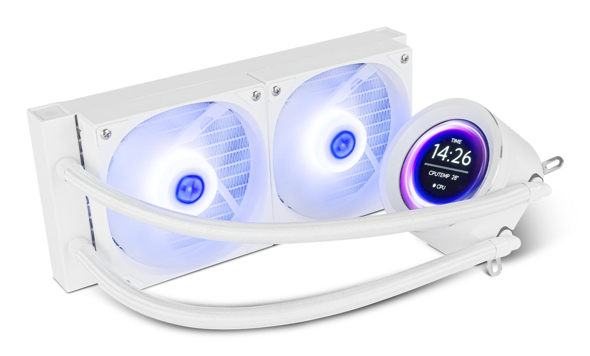 EAN 8436587975073 - NOX Hummer X-240 LCD Procesador Refrigerador de aire 12 cm Blanco 1 pieza(s) imagen 1