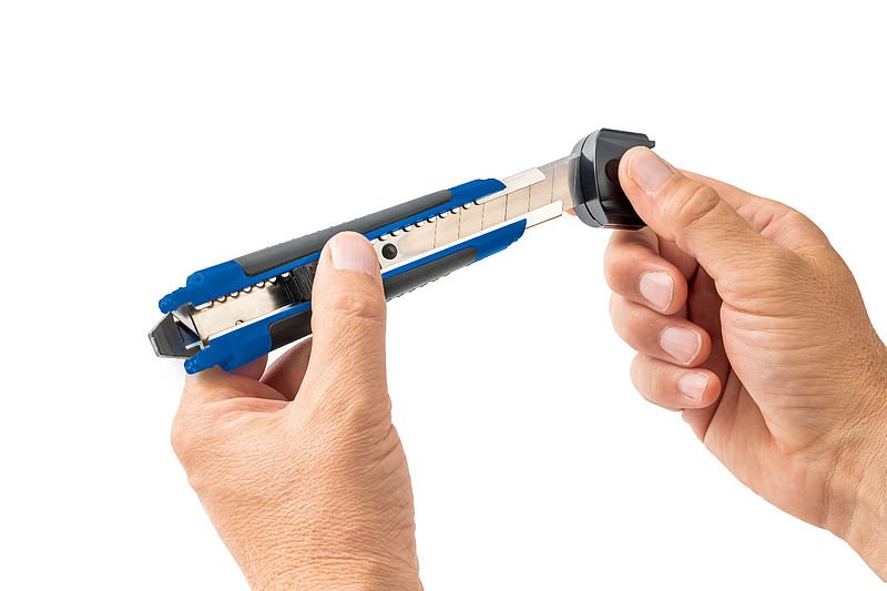 Dahle 10875 Allround Cuter Con Cuchilla De 18mm - Mecanismo Automatico De Bloqueo - Guia Metalica
