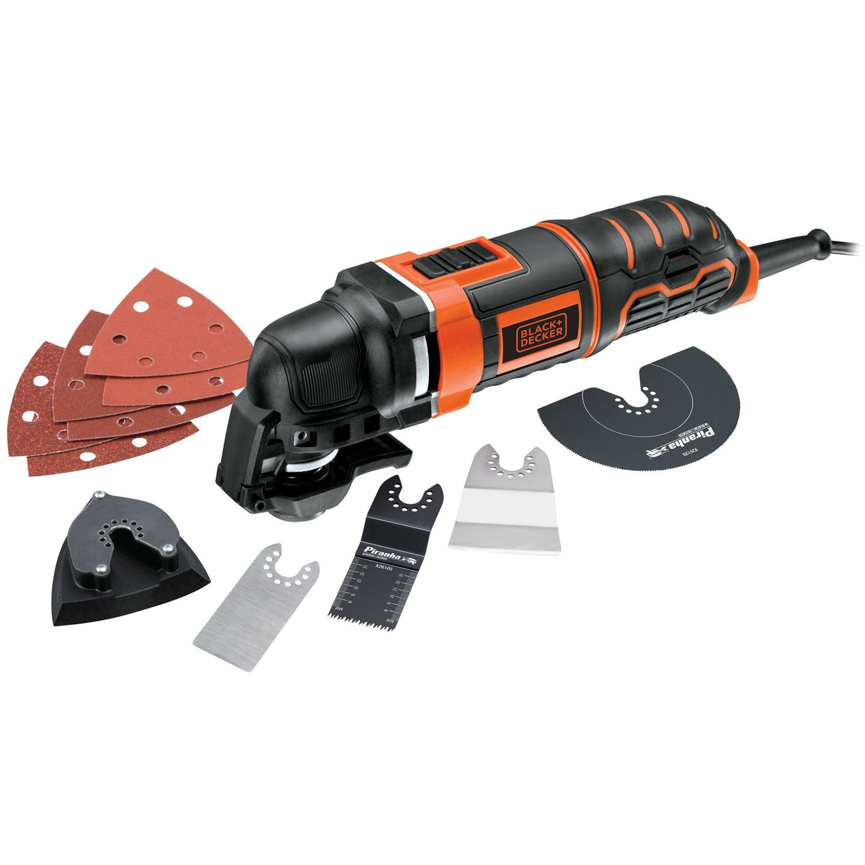 Black & Decker Mt300ka Herramienta Multifunción Incl. Accesorios, Incl. Caja 13 Piezas 300 W