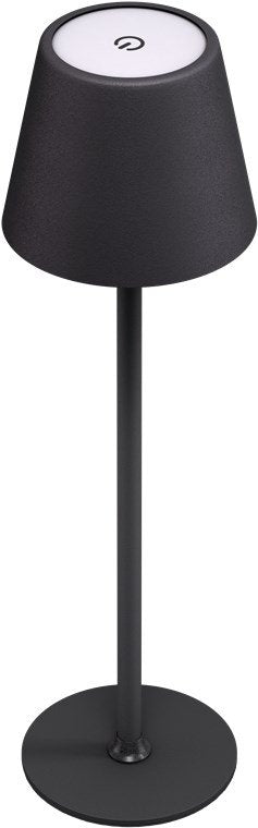 Lámpara De Mesa Led Inalámbrica, Tamaño M, 37 Cm, Negra
Con Control Táctil, 170 Lm, Luz Blanca Cálida (3000 K) Regulable