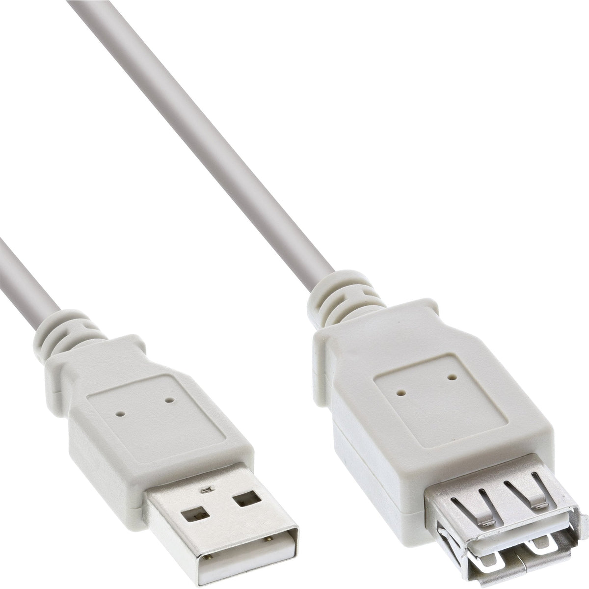 Cable Alargador Inline Usb 2.0 Tipo A Macho A Hembra Gris 5m
