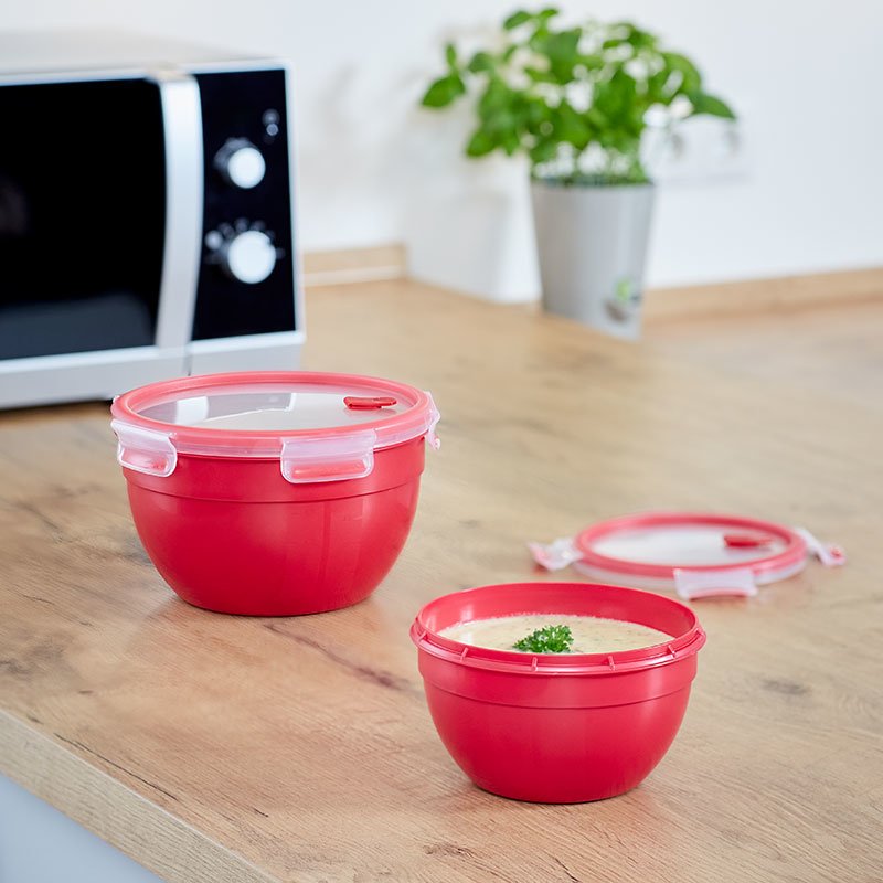 EAN 4009049532271 - EMSA N10606 Alrededor Caja 2,6 L Rojo, Transparente 1 pieza(s) imagen 3