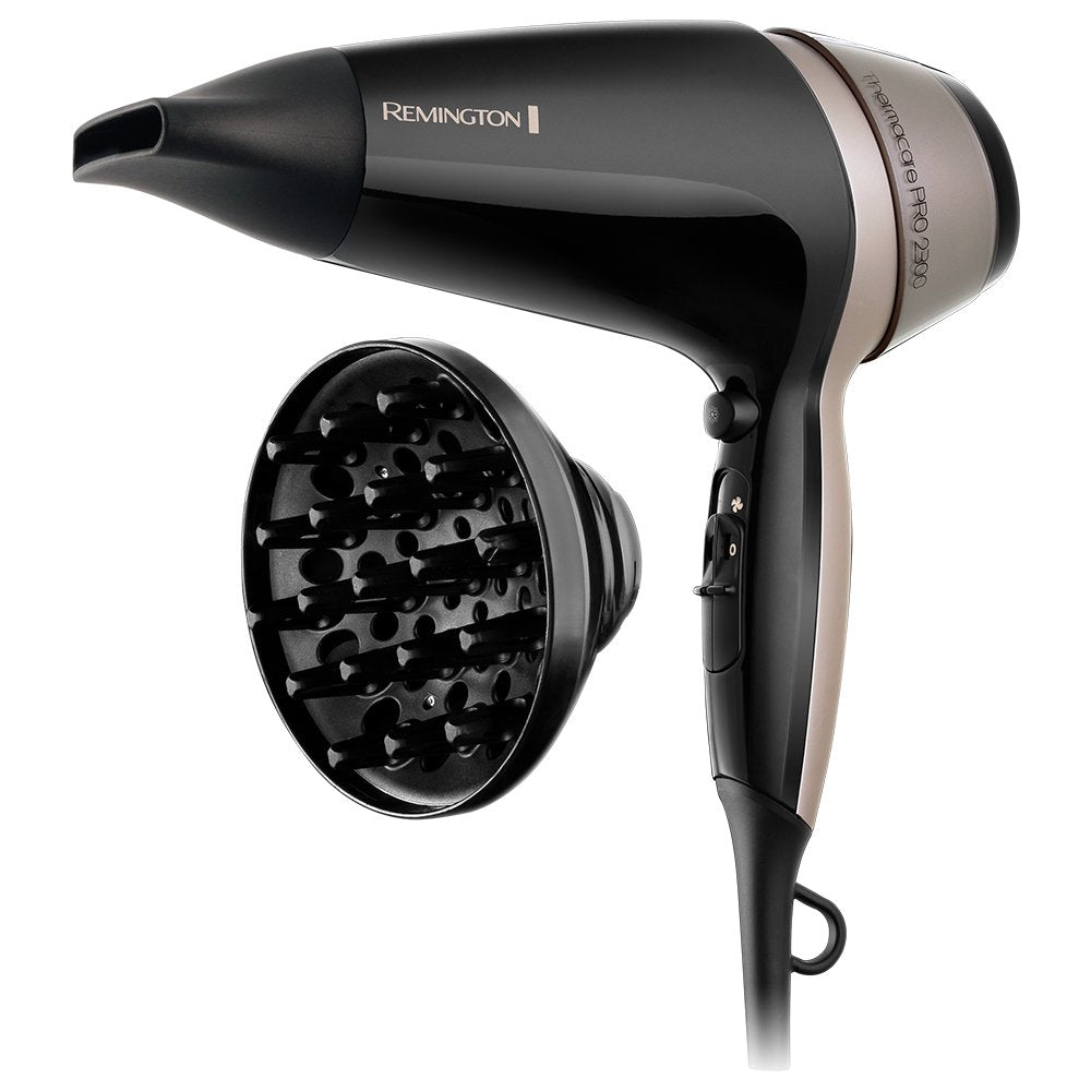 EAN 4008496985357 - Remington Thermacare Pro 2300 secador 2300 W Negro, Marrón imagen 1