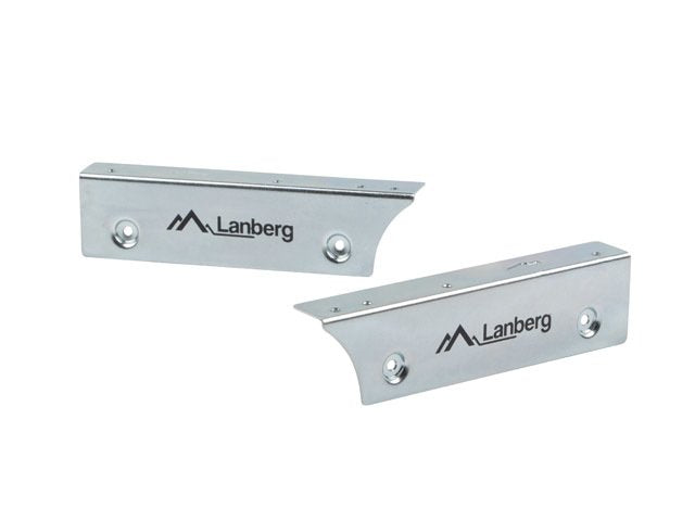 Adaptador Metálico Lanberg If-35-25 Para Bahía De 3.5'/8.89cm Permite Instalar 1 Disco 2.5'/6.35cm Incluye Tornilleria