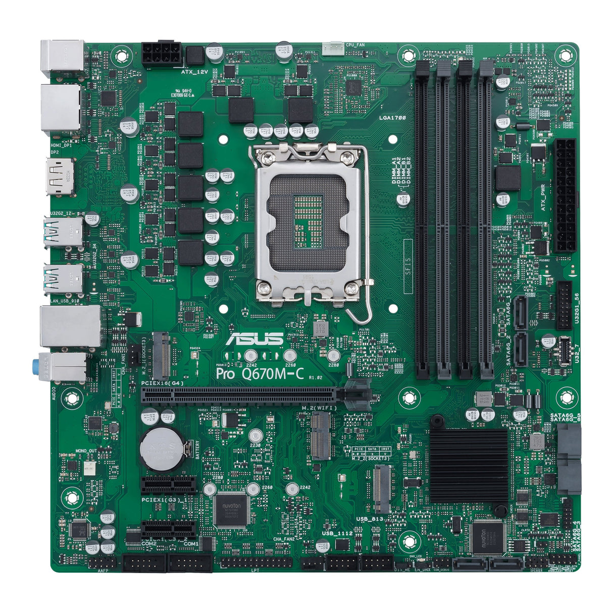 EAN 4711081518389 - ASUS PRO Q670M-C-CSM Intel Q670 LGA 1700 micro ATX imagen 1