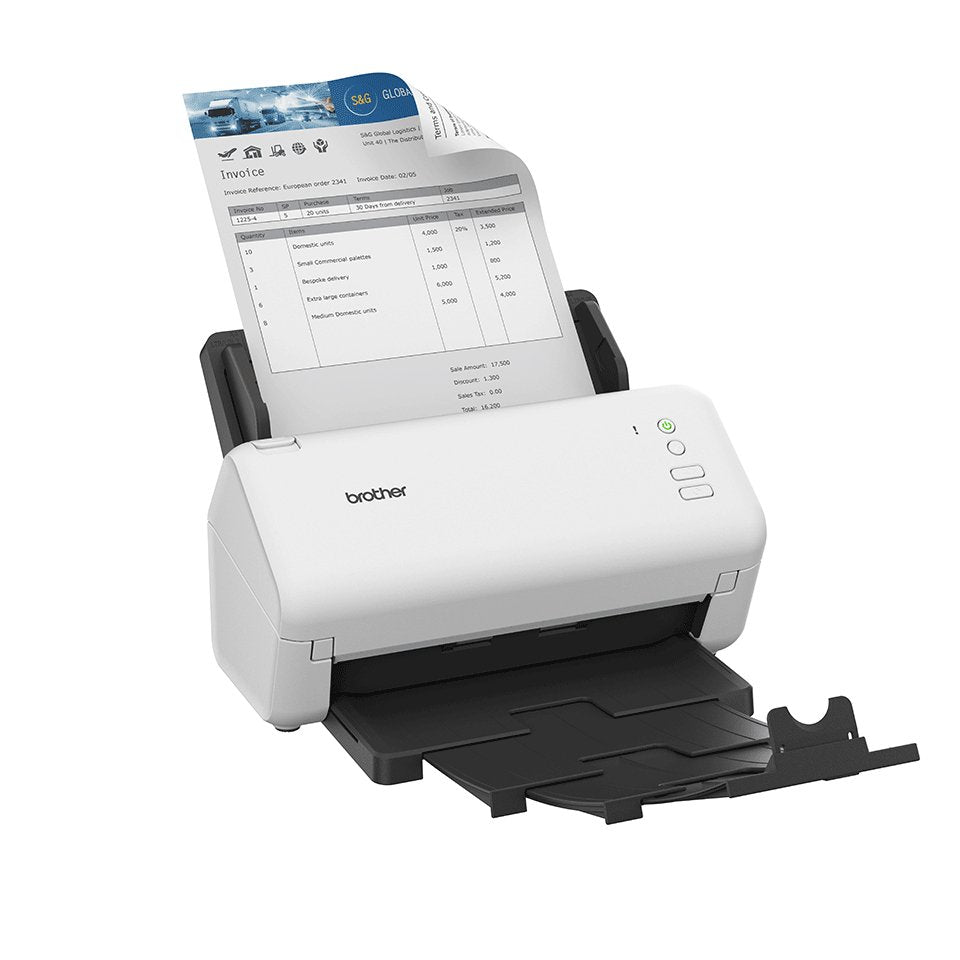 EAN 4977766814515 - Brother ADS-4100 escaner Escáner con alimentador automático de documentos (ADF) 600 x 600 DPI A4 Negro, B imagen 4