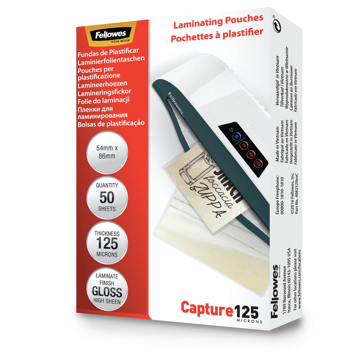 EAN 77511539664 - Fellowes 5396602 plastificador 50 pieza(s) imagen 3
