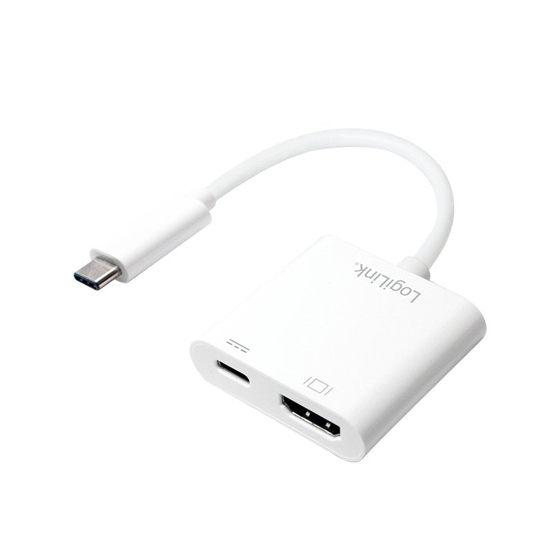 Logilink Conversor Usb 3.1 Tipo C A Hdmi Con Puerto De Carga Ua0257