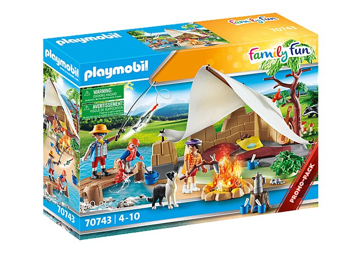 Playmobil 70743 Familia En Un Viaje De Campamento