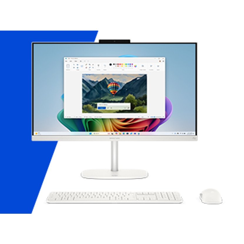 All In One Hp Omnistudio Next Gen Ai 24 Cy0000ns Copilot+ Pc 23.8" Full Hd Intel Core Ultra 5 325 47 Tops 16gb Ram 512gb Ssd W11 Home Blanco