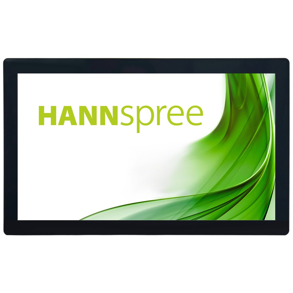 Monitor Hannspree Ho165ptb 15,6" Fhd Hdmi Dp Altavoces Tactil 24/7 Sin Marco Negro