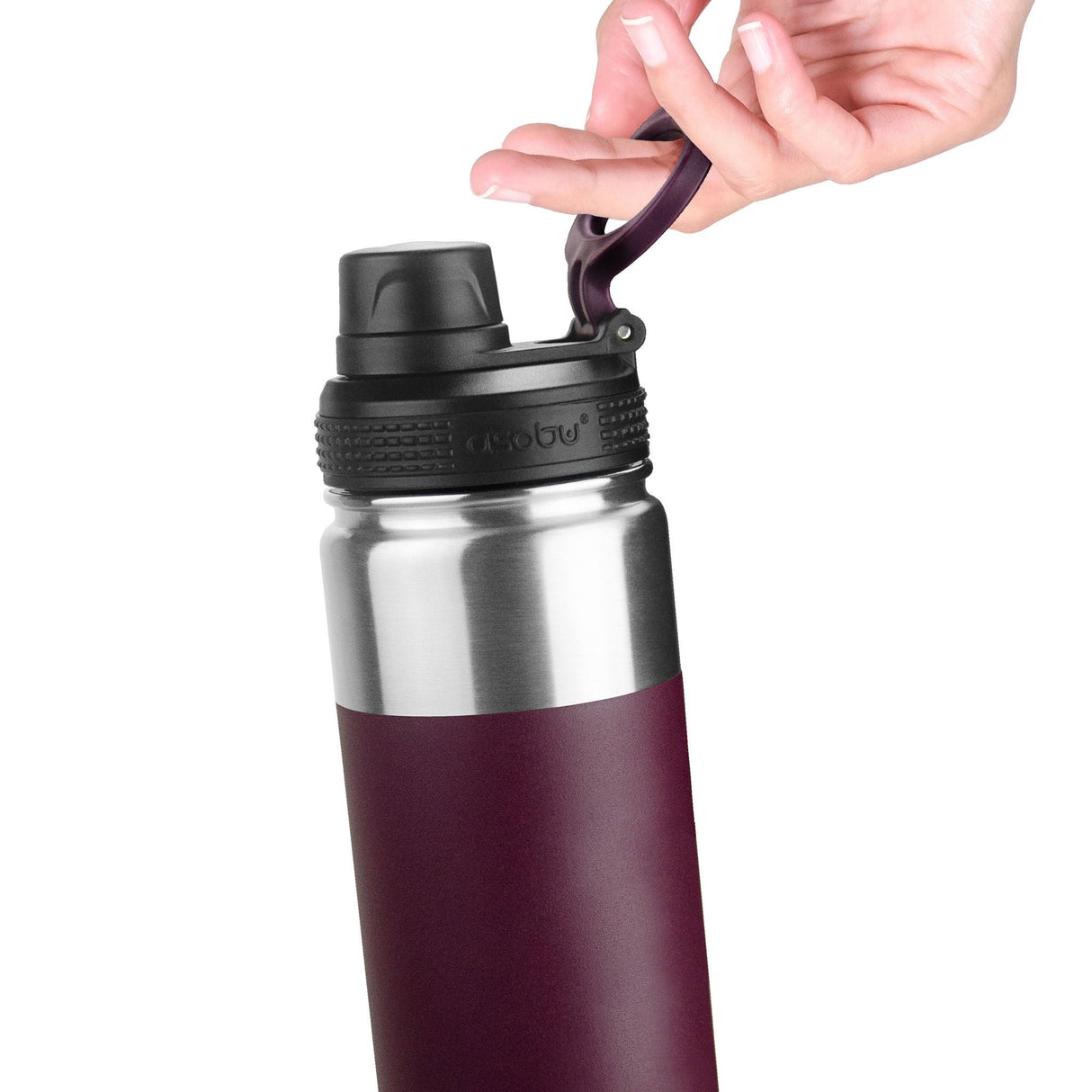 EAN 0842591039904 - Asobu Alpine Flask Senderismo 530 ml Acero inoxidable Borgoña imagen 3