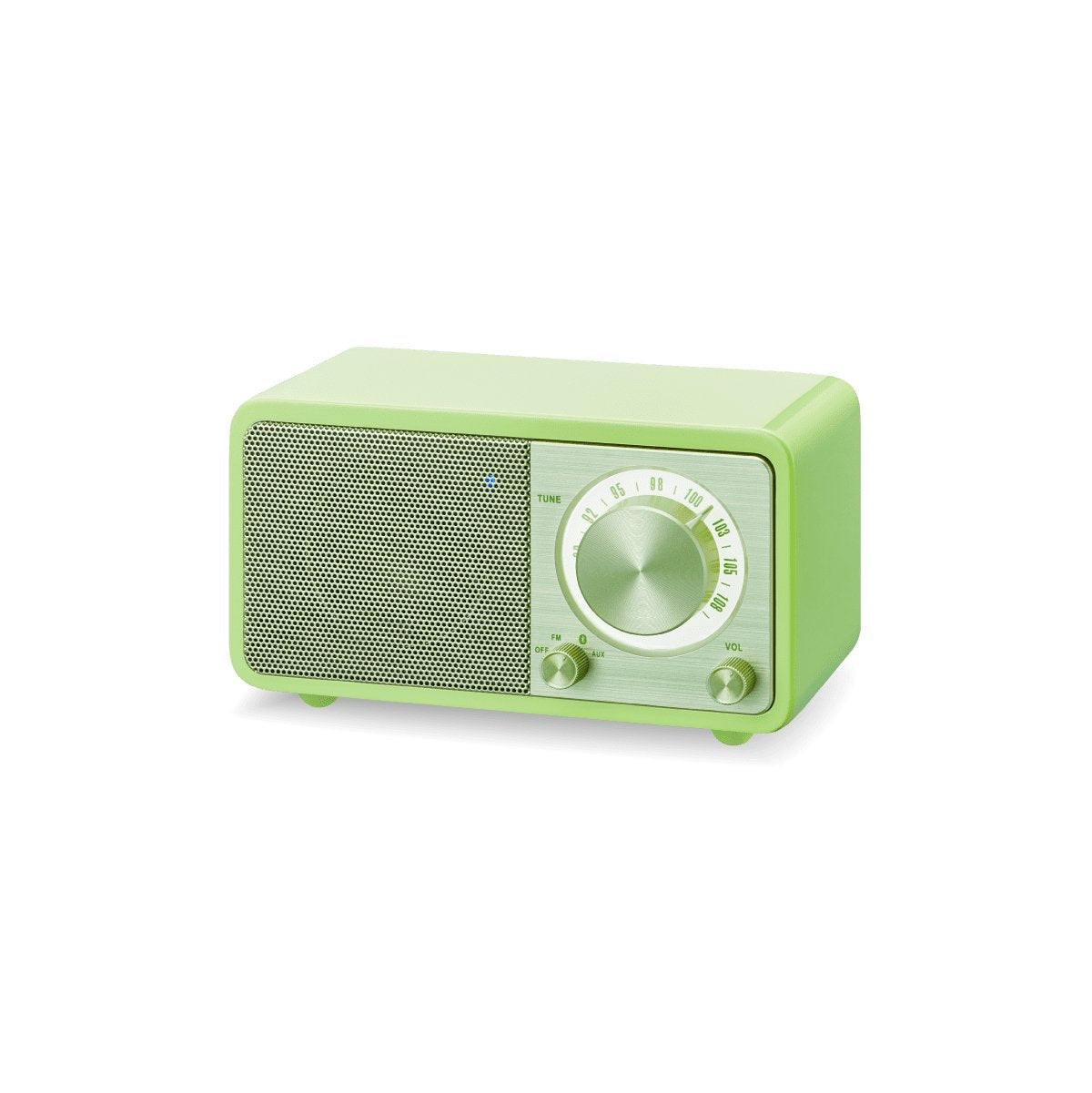 Sangean Wr-7 Verde Radio Analógica Sobremesa Fm Bluetooth Batería Li-Ion Recargable