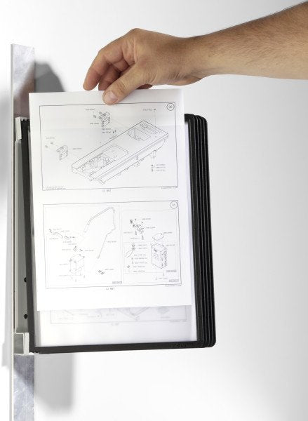 Soporte De Pared Durable Para Panel Visiblevariomagnetwall 5 Visible. Negro