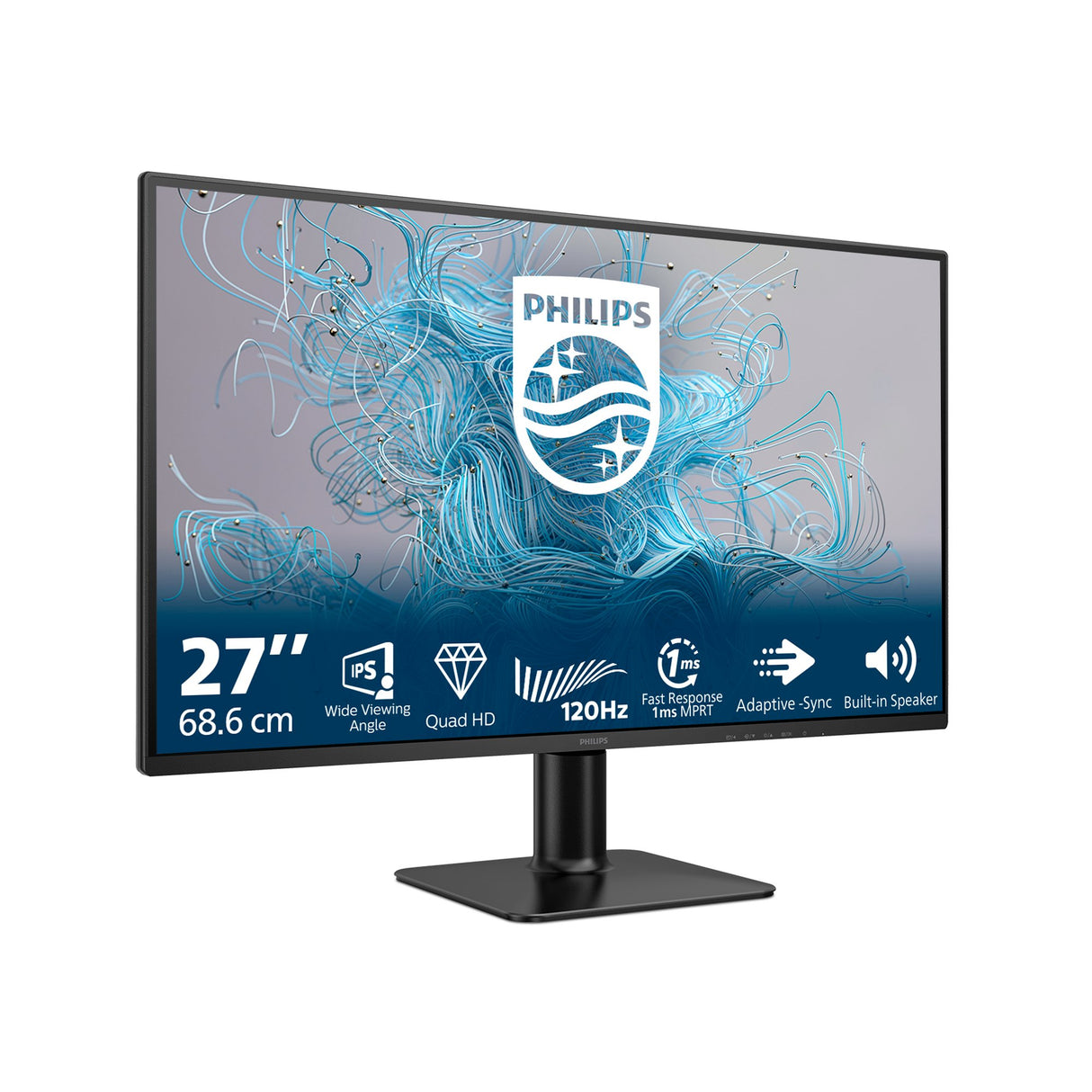 EAN 8721038004472 - Philips 2000 series 27E2N2500/00 pantalla para PC 68,6 cm (27") 2560 x 1440 Pixeles Quad HD LCD Negro imagen 3