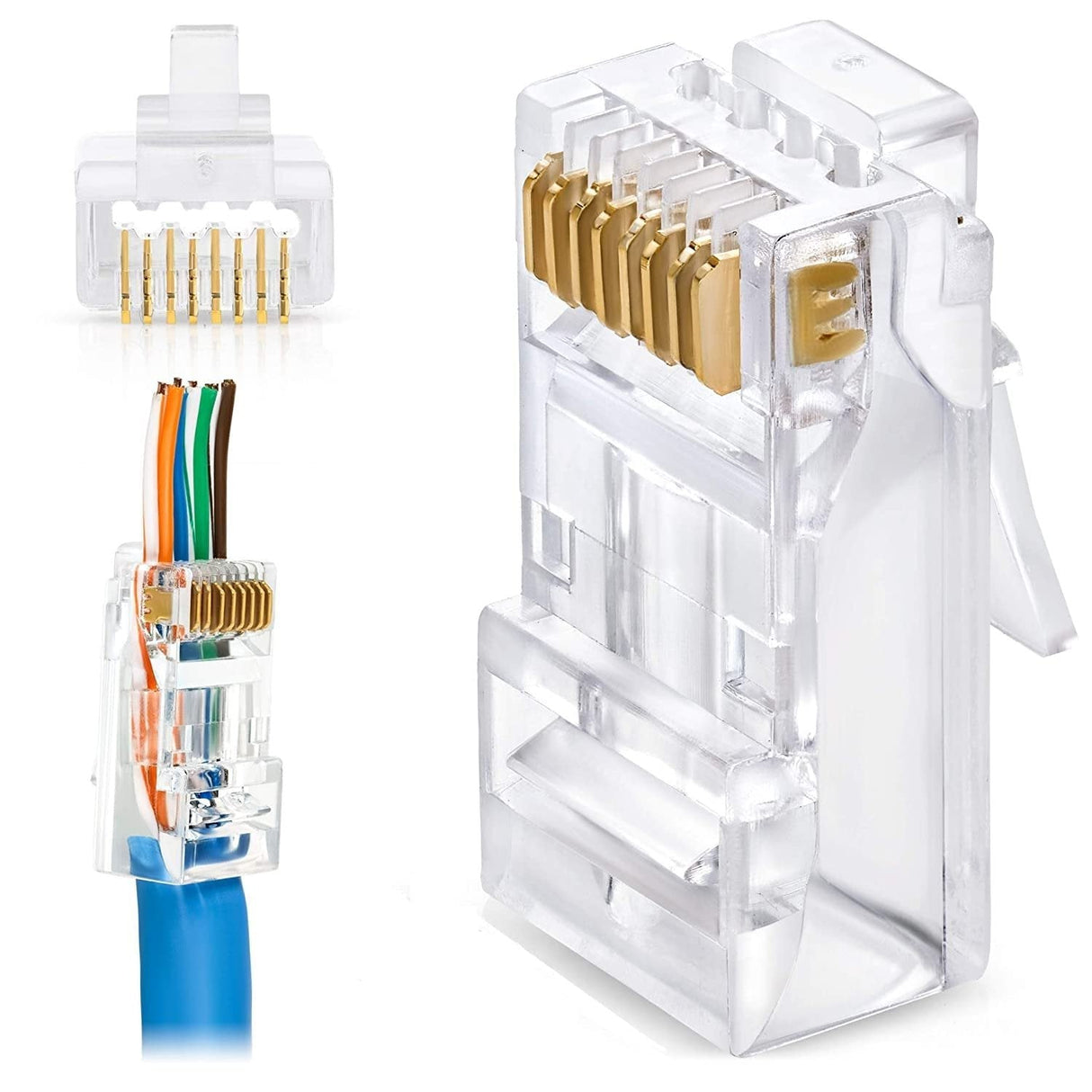 Equip Mecker Cat6a Rj45 Utp Geschirmt Werkzeugfrei 100mk
