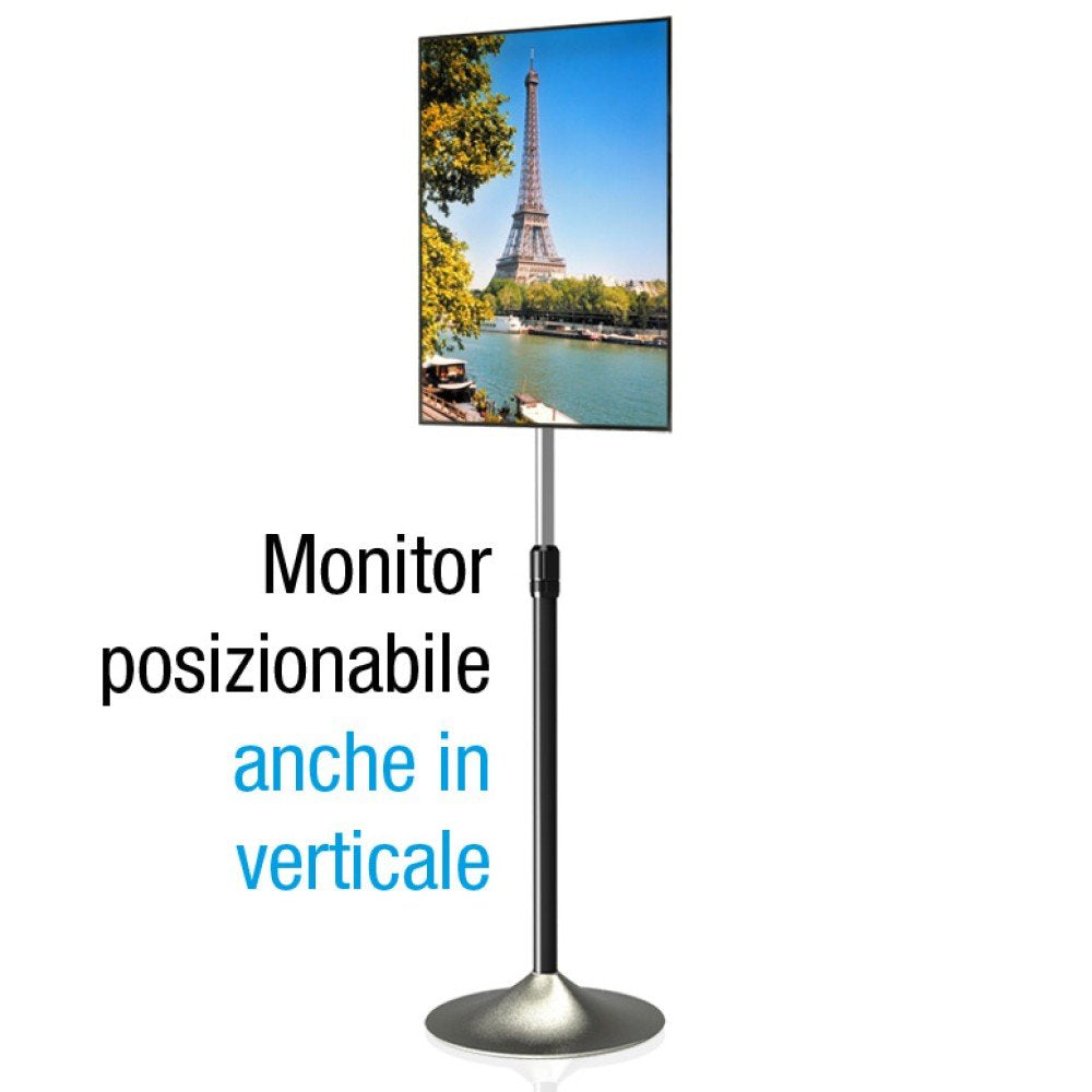 EAN 8054529022632 - Techly ICA-TR10 soporte para pantalla de señalización 68,6 cm (27") Plata imagen 4