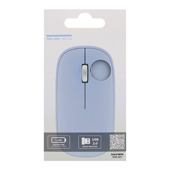 Tnb Raton Inalambrico Iclick Dual Connect Azul
