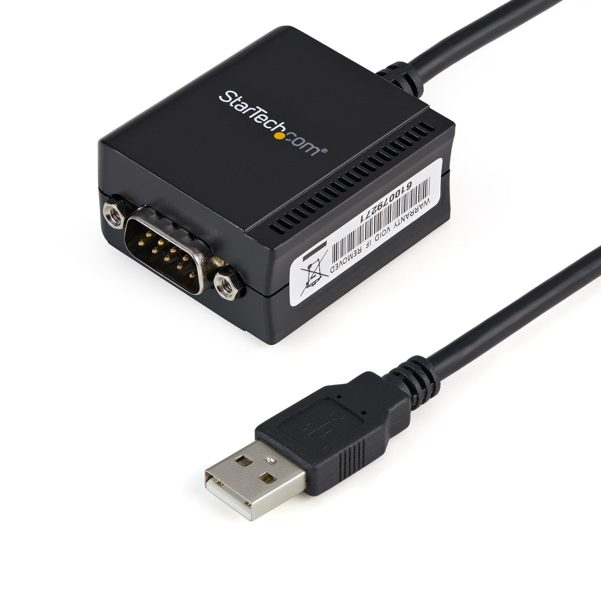 Startech Cable Usb 2.0 A Puerto Serie Rs232 Db9 Con Retencion Del Puerto De Asignacion Com 1,80m Negro