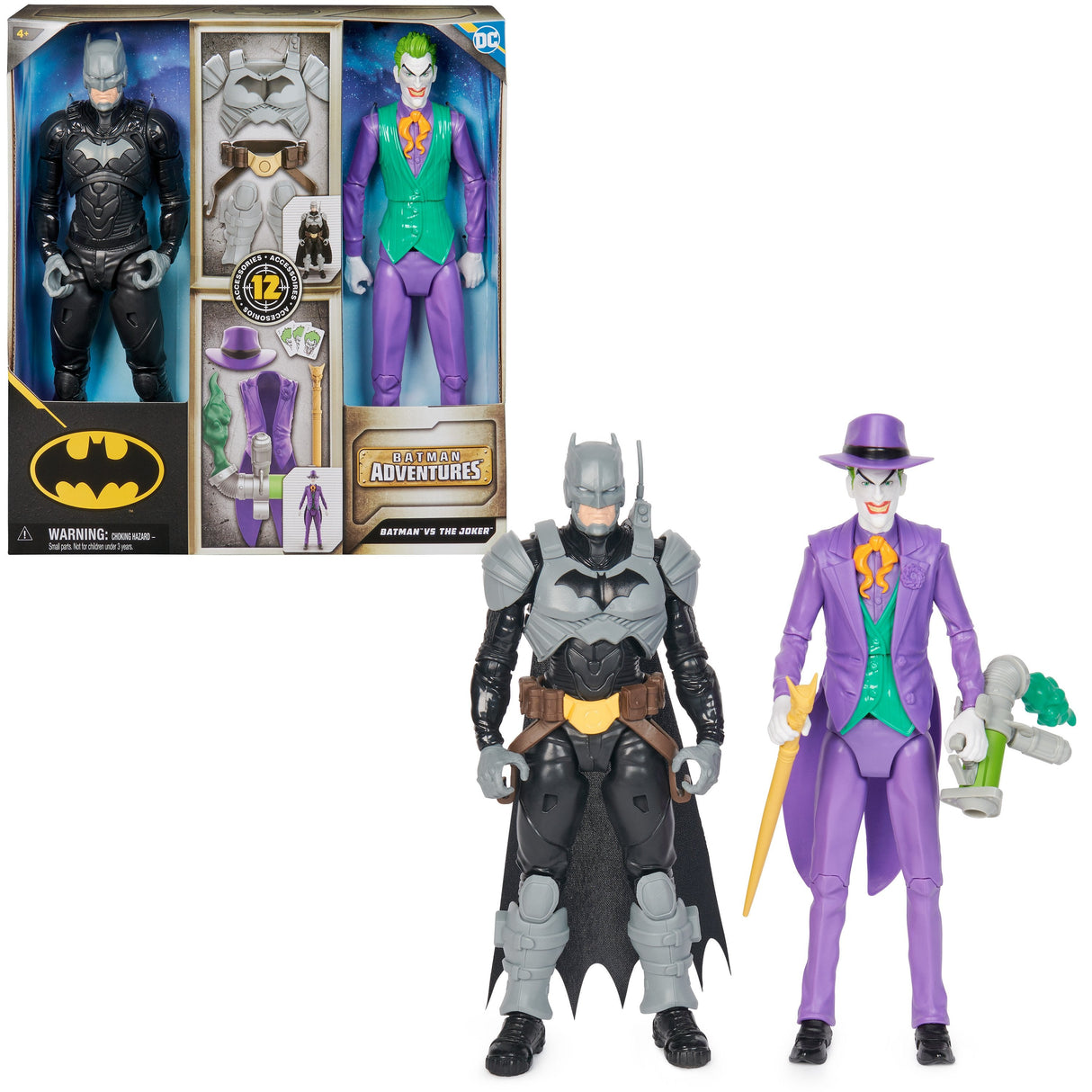 Figura Spin Master Batman Adventures - Batman Vs The Joker 6067958