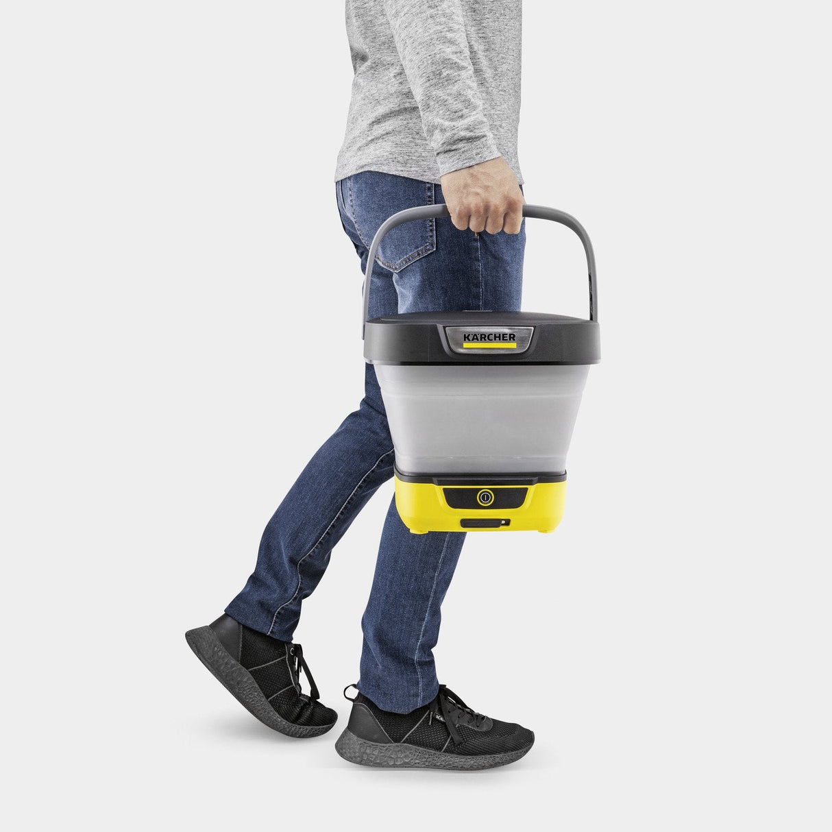 Hidrolimpiadora Kärcher Oc 3 Foldable Compacto Batería 120 L/H Negro, Blanco, Amarillo