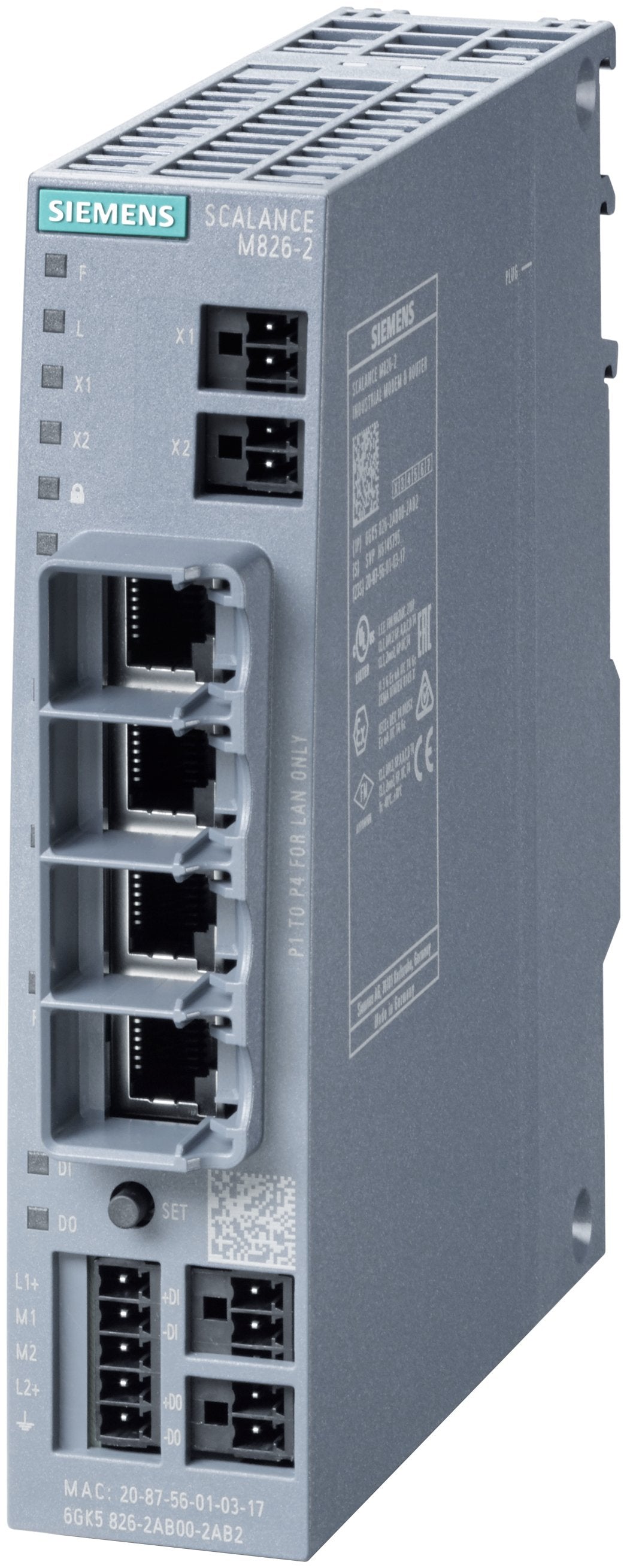 Siemens 6gk5826-2ab00-2ab2 Shdsl-Router 10 - Router - Router - 0,1 Gbps