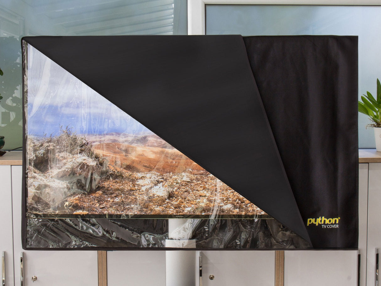 Python Tv-Cover Wetterfester Schutz 58x58cm 22" Bis 24" Tv
