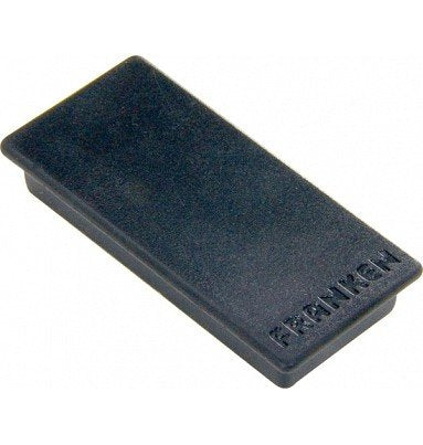 Franken Gmbh Franken - Magnet - Rectangular - 2.3 X 5 Cm - Negro (Paquete De 10)
