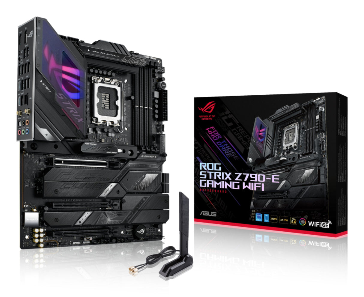Placa Base Asus 1700 Rog Strix Z790-E Gaming Wifi Atx 4xddr5 4xsata6 7xusb 3.2 Gen2 4xusb 3.2 Gen1