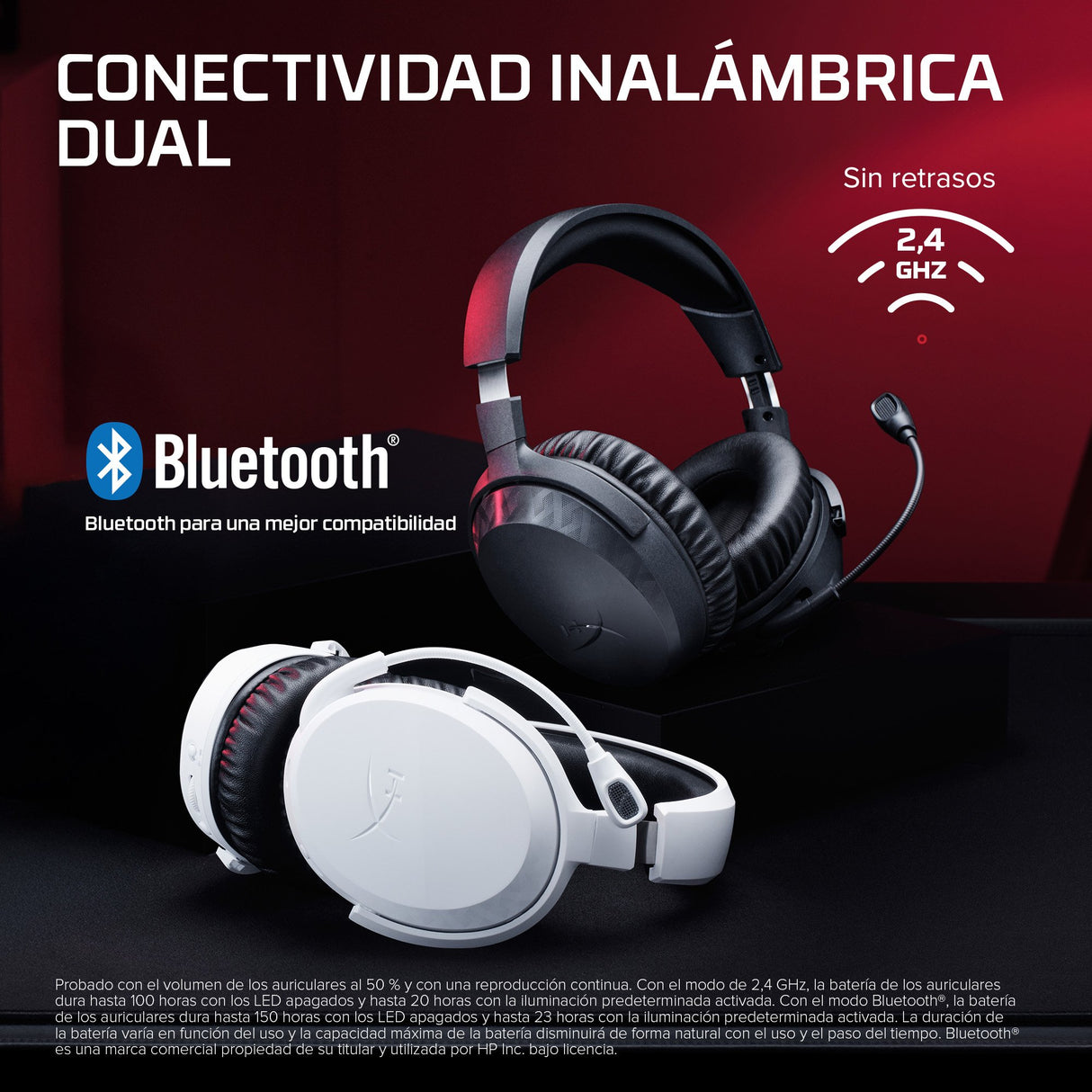 EAN 0199251514654 - HyperX Cloud Stinger 3 Wireless Gaming Headset Negro imagen 6