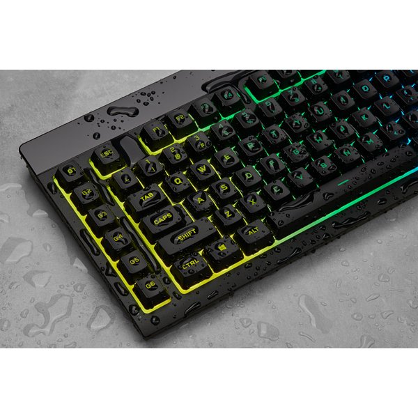Teclado Corsair Usb K55 Rgb Pro Gaming Reposamuñeca Extraible