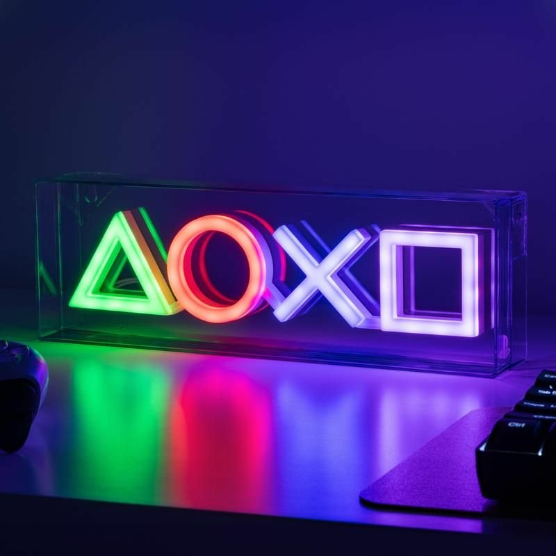 Lampara Led Simbolos Playstation