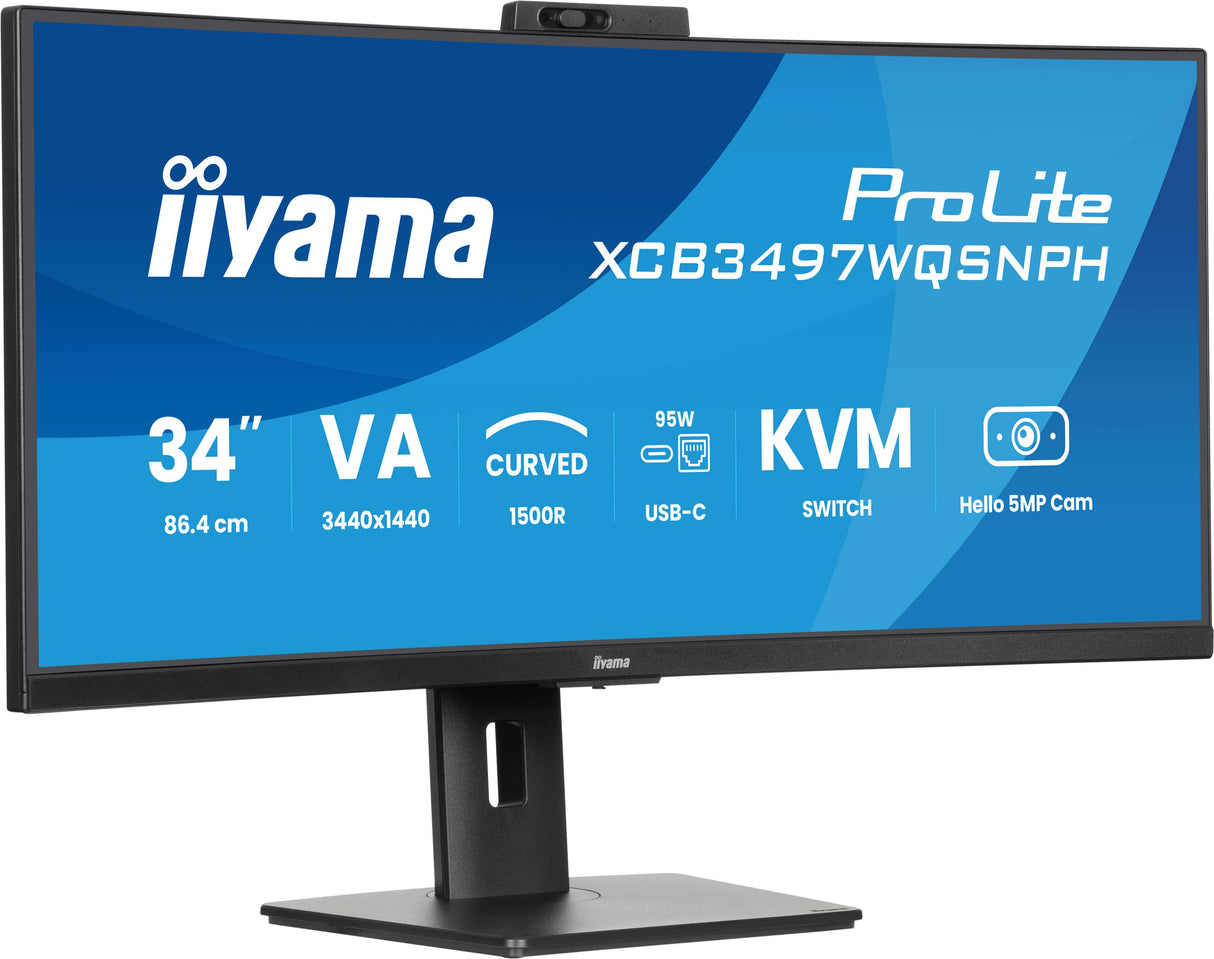 EAN 4948570125296 - iiyama ProLite XCB3497WQSNPH-B1 pantalla para PC 86,4 cm (34") 3440 x 1440 Pixeles UltraWide Quad HD LED imagen 4