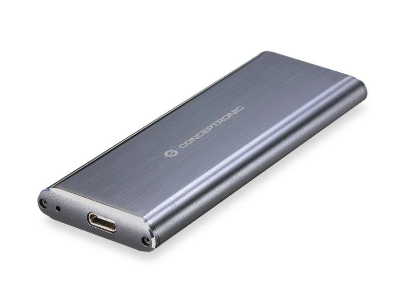 EAN 4015867207895 - Conceptronic HDE01G caja para disco duro externo Caja externa para unidad de estado sólido (SSD) Gris M.2 imagen 1
