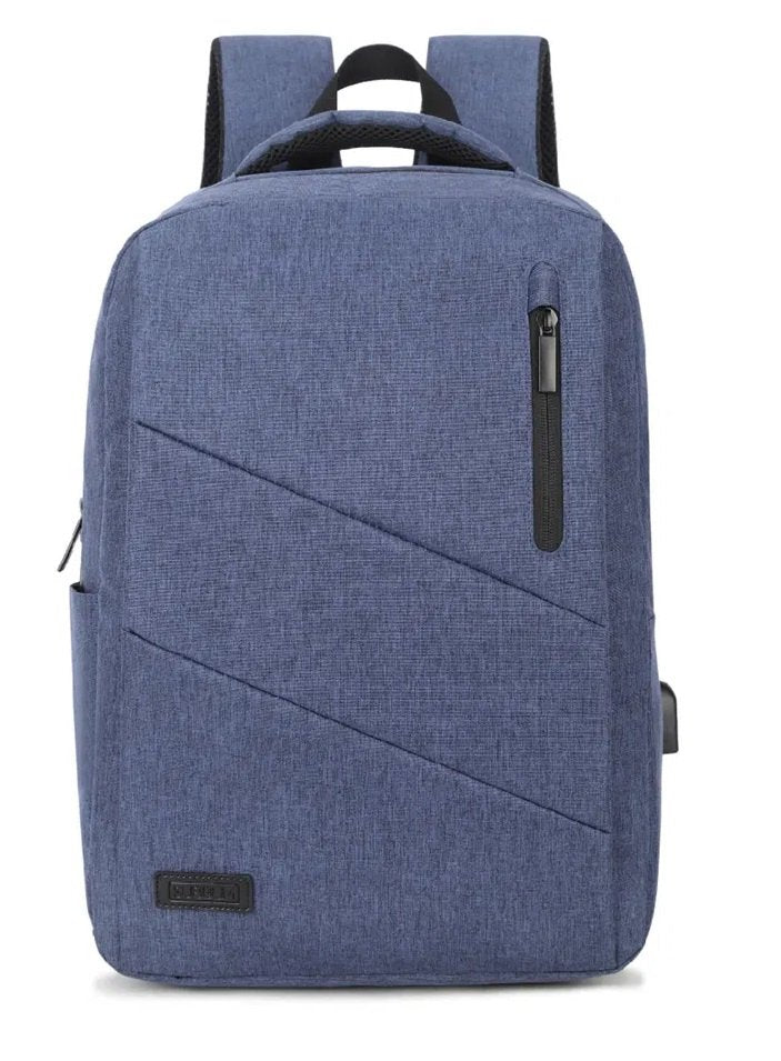 Mochila Subblim City Backpack Para Portátiles Hasta 15.6'/ Puerto Usb/ Azul