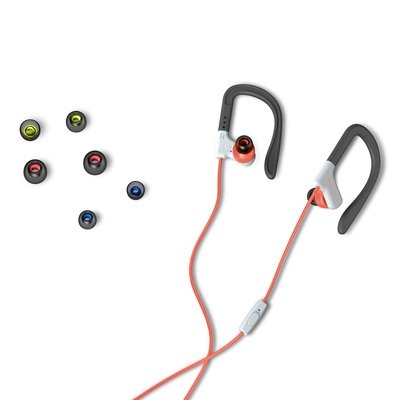 Energyauricular Earphones Sport 1 Microfono Red 429349