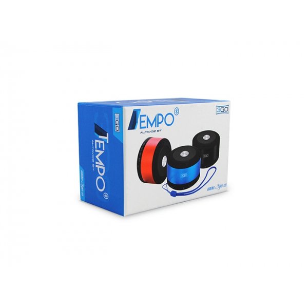 3go Altavoz Tempo Bluetooth 4.0 Micro Sd Negro