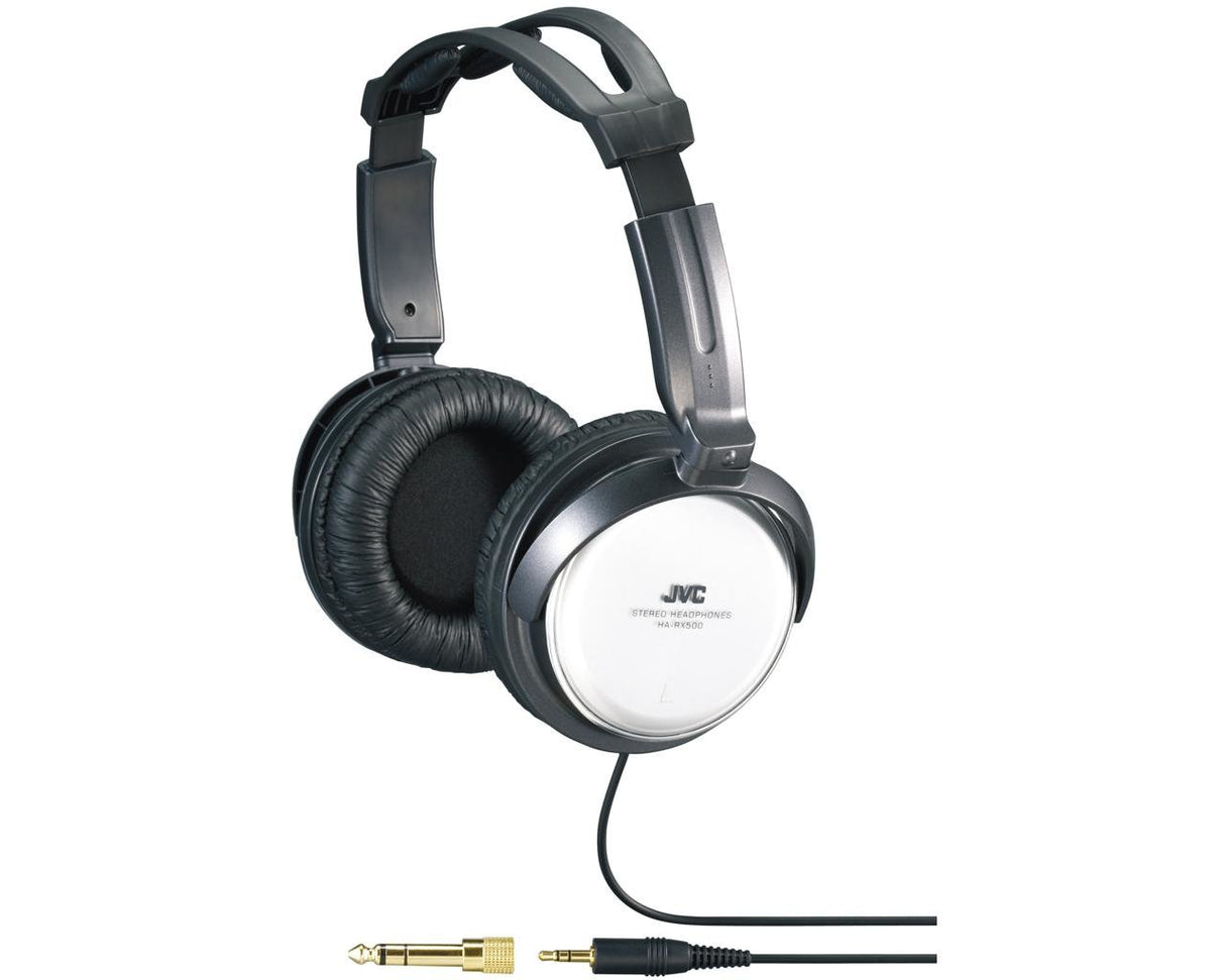 EAN 4975769340321 - JVC HA-RX500-E Auriculares Alámbrico Diadema Música Negro, Blanco imagen 1