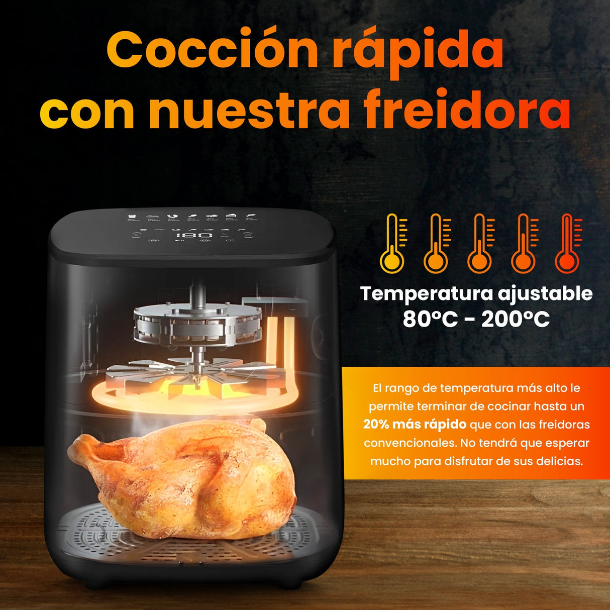 Extralink Home Air Fryer 5l Eu Sj-500