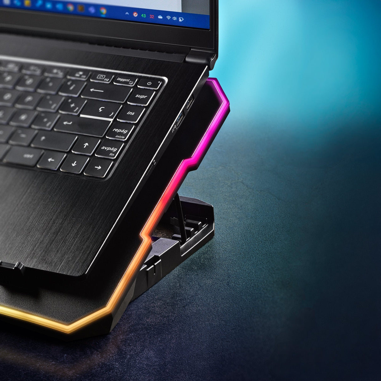 EAN 8435430626964 - NGS HERO STAND almohadilla fría 39,6 cm (15.6") 2400 RPM Negro imagen 5