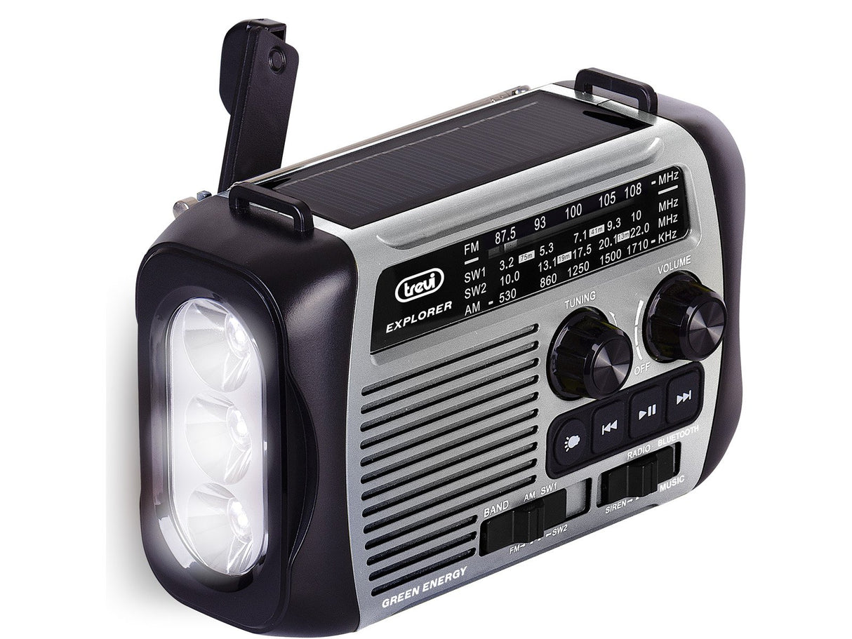 EAN 8011000040714 - Trevi RA 7F30 BT Portátil Analógica Negro, Gris imagen 1