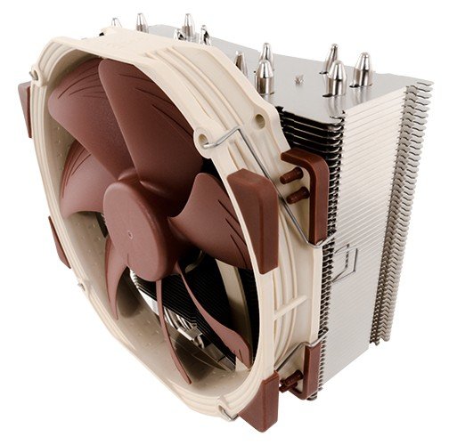 EAN 4716123314950 - Noctua NH-U14S sistema de refrigeración para ordenador Procesador Enfriador 12 cm Marrón, Acero inoxidabl imagen 2