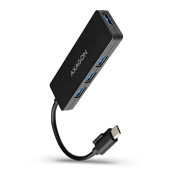 EAN 8595247904379 - Axagon HUE-G1C hub de interfaz USB 3.2 Gen 1 (3.1 Gen 1) Type-C 5000 Mbit/s Negro imagen 1