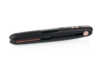 Plancha Para El Pelo Tristar Hd-2501 Negro Y Rosa