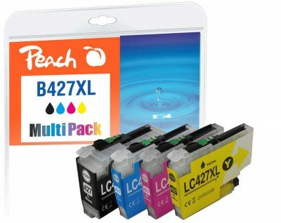 EAN 7640366812898 - Peach PI500-401 cartucho de tinta 4 pieza(s) Compatible Alto rendimiento (XL) Negro, Cian, Magenta, Amari imagen 1